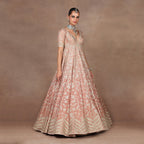 Baby Pink Anarkali Set | MURAQQA