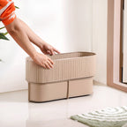 Balcony Box Planter With Stand Taupe