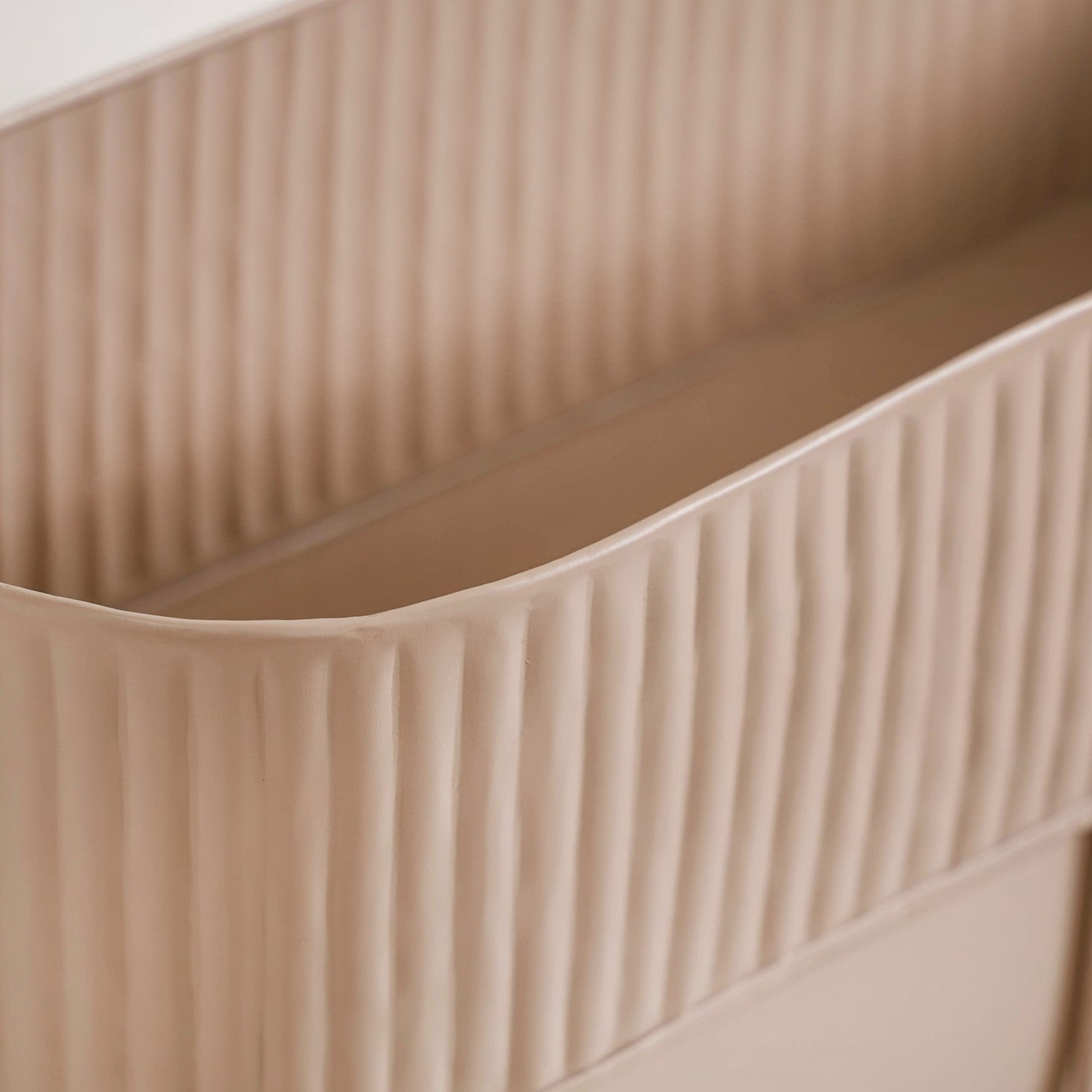 Balcony Box Planter With Stand Taupe