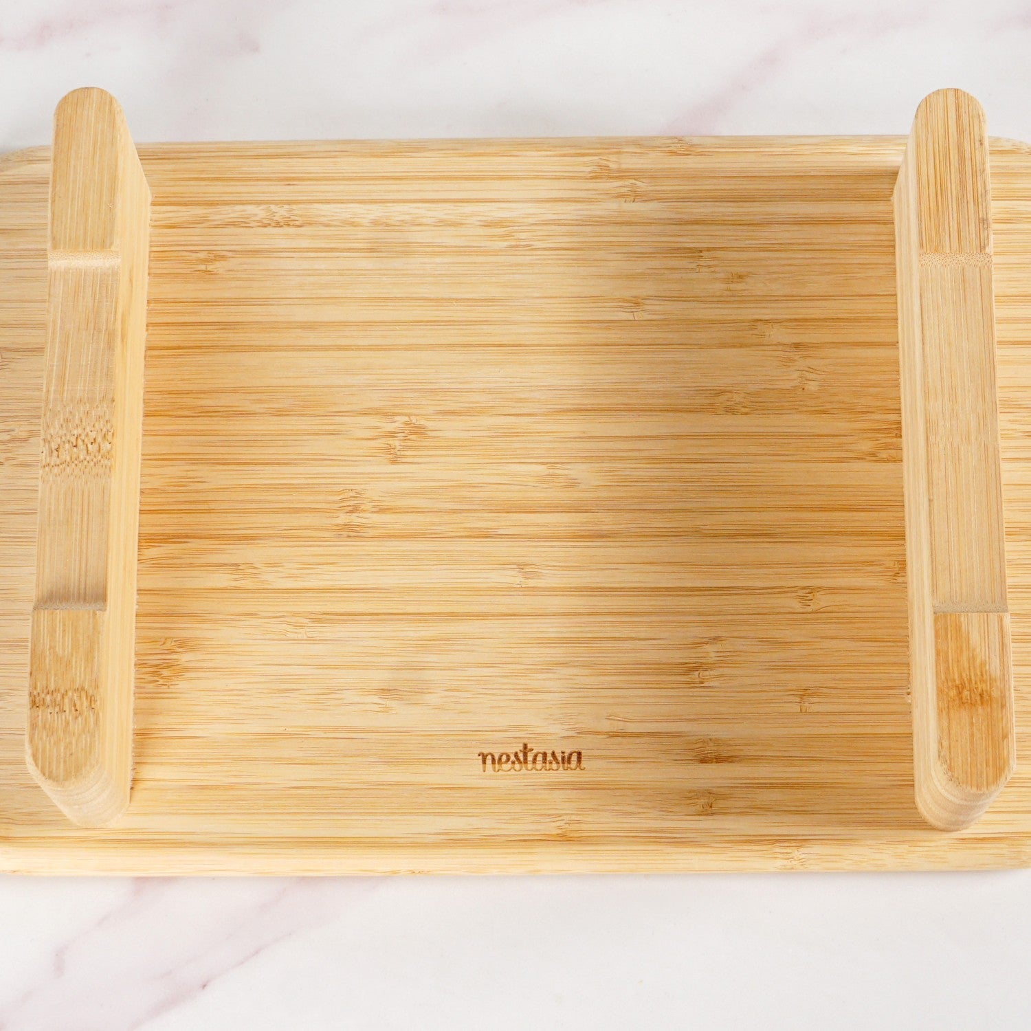 Bamboo Pedestal Serving Platter 13 Inch
