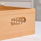 Bamboo Wood Decorative Weave Storage Basket