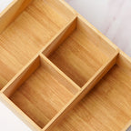 Bamboo Desk Drawer Organiser