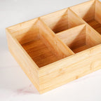 Bamboo Desk Drawer Organiser