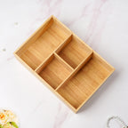 Bamboo Desk Drawer Organiser