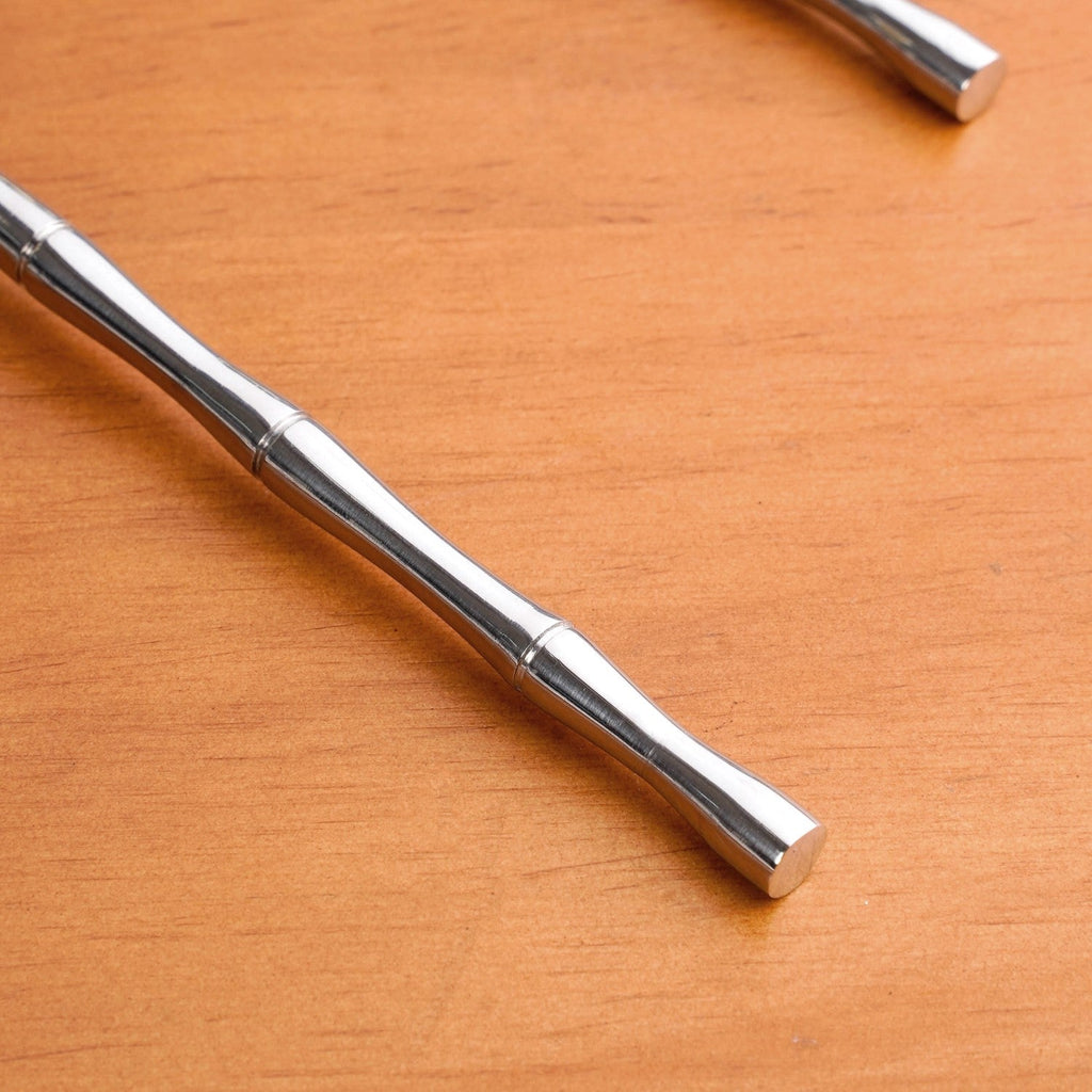 Bamboo Inspired Stainless Steel Table Spoon Set Of 6