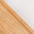 Bamboo Tray With Leather Handles 12inch