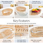 Baroque Galore Decorative Glass Bowl