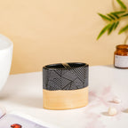 Black Beige Bathroom Accessories Set Of 3