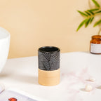 Black Beige Bathroom Accessories Set Of 3