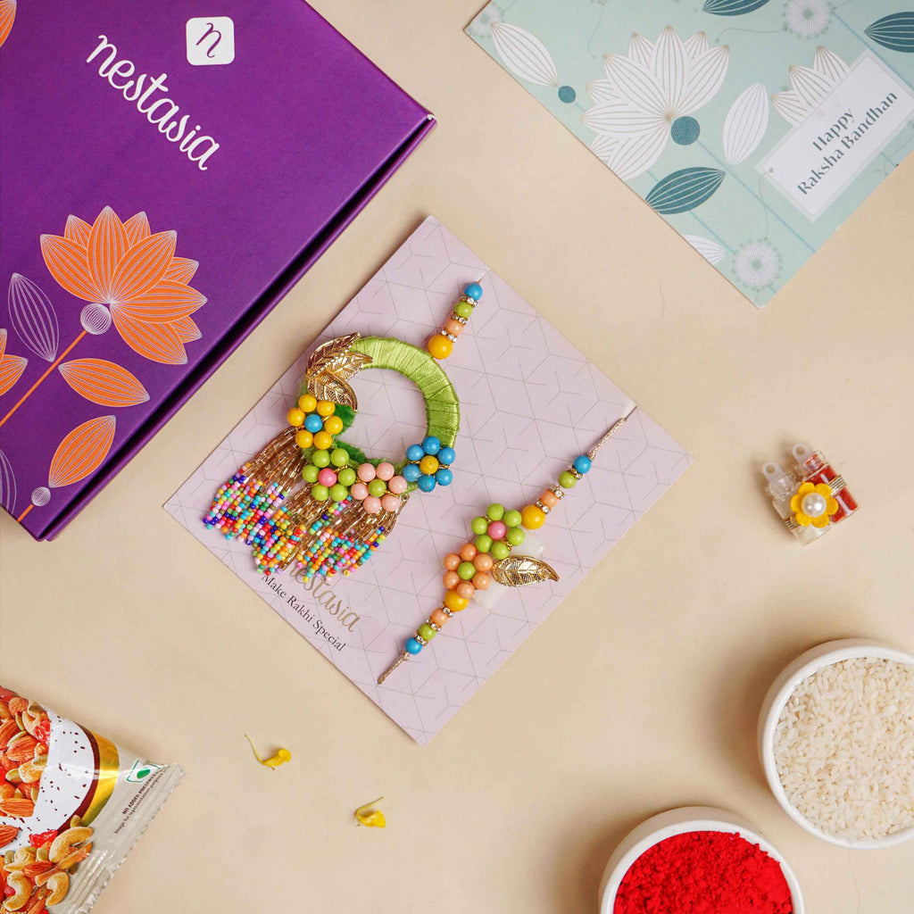 Bead And Bloom Rakhi Lumba Set