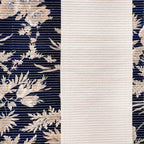 Quilted Cotton Printed King Size Bed Cover Navy 102x93 Inch