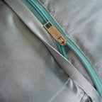 Quilted King Size Bed Cover And Pillow Case Set Of 3 Powder Blue