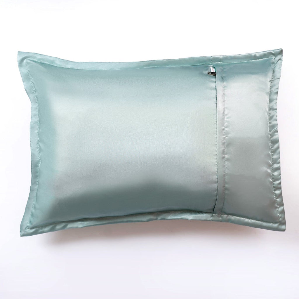 Quilted King Size Bed Cover And Pillow Case Set Of 3 Powder Blue