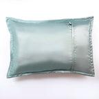 Quilted King Size Bed Cover And Pillow Case Set Of 3 Powder Blue