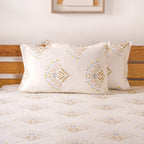 Daisy Pure Cotton Bedsheet And Pillowcase Set Ultra Soft 180 TC King Size 275x275 cm