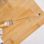 Beehive Glass Honey Jar With Dipper And Lid 480ml