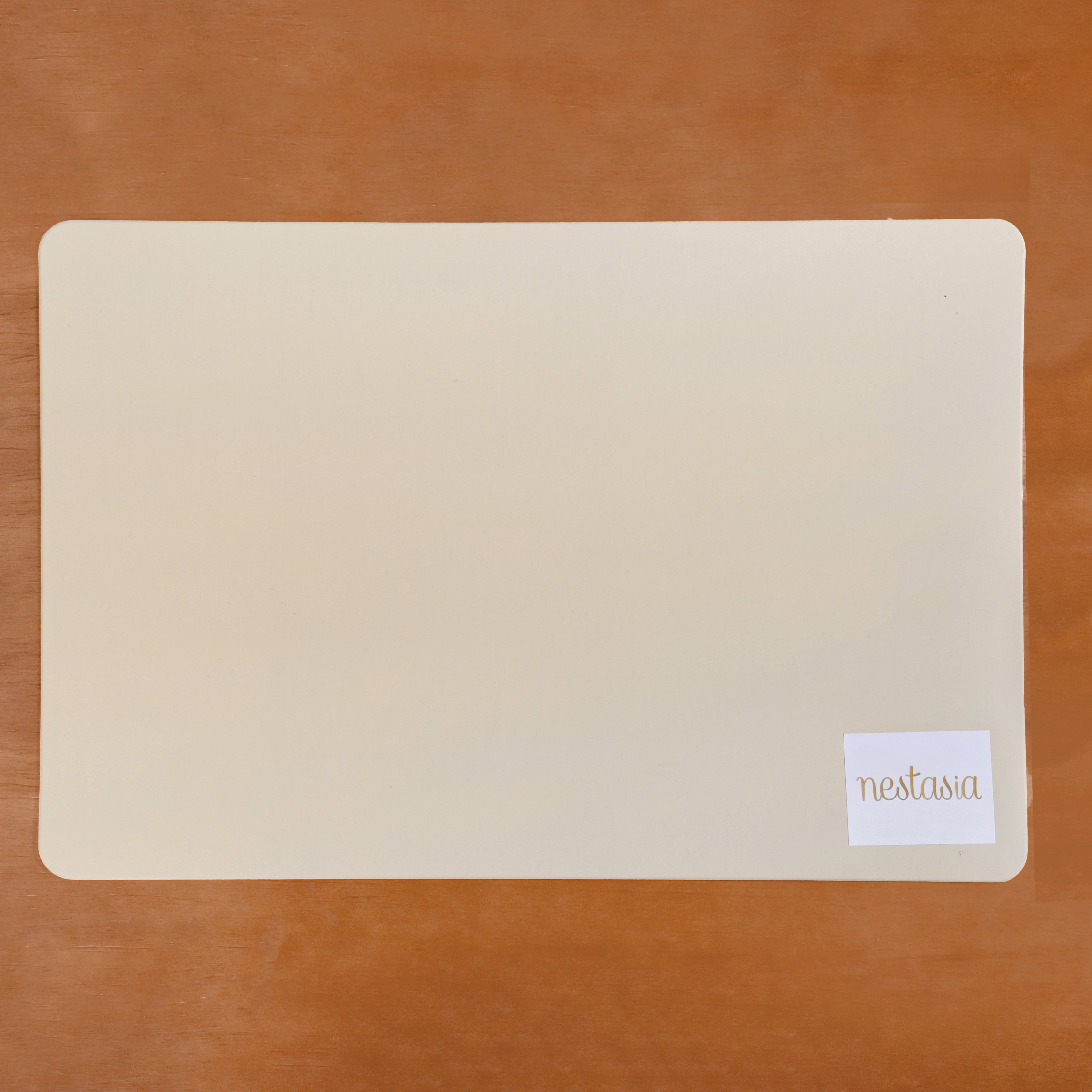 Rectangular Beige Dining Table Mat Set Of 6