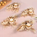 BioBloom Organic Tea Light Candle Holder Set Of 4