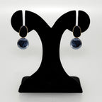 Black And Grey Contemporary Pearl Earrings