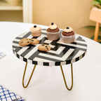 Black And White Riser Cake Stand