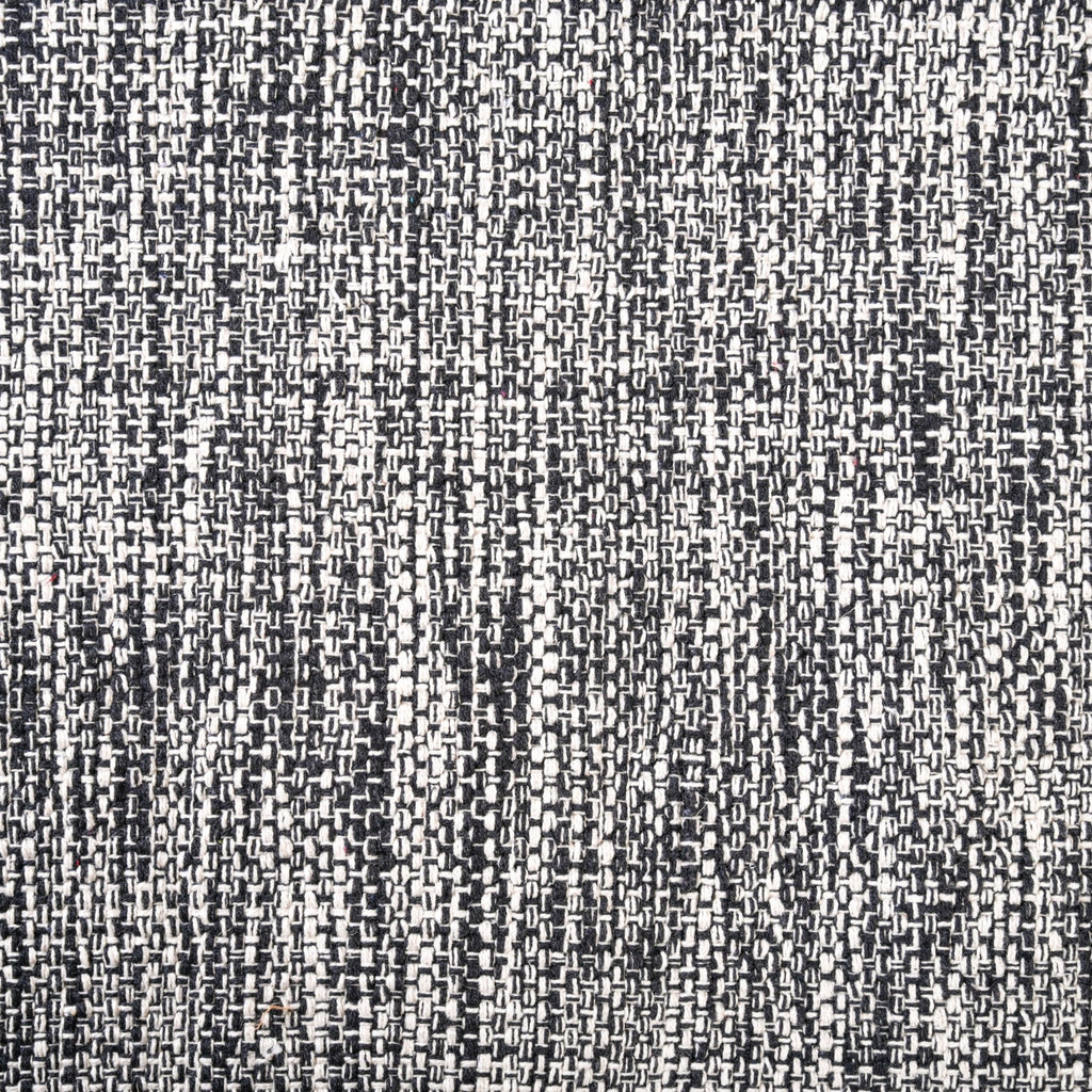 Black And White Tweed Cotton Anti Slip Floor Mat 96x53cm