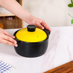 Limonelle Ceramic Cooking Pot With Lid 1200ml