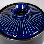 Lumea Ceramic Cooking Pot With Deep Blue Lid 2600ml