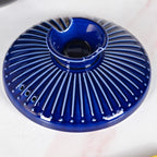 Lumea Ceramic Cooking Pot With Deep Blue Lid 2600ml