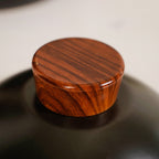 Maison Black Ceramic Cooking Pot With Lid 3700ml