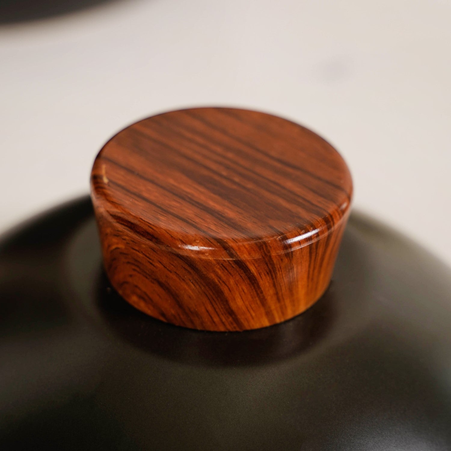 Maison Black Ceramic Cooking Pot With Lid 3700ml