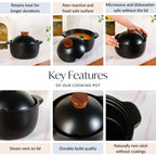 Maison Black Stew Pot 3600ml