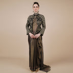 Black - Gold Reversible IKA Jacket | CHAR