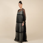 Black - Ivory Anarkali | CHAR