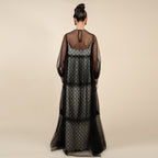 Black - Ivory Anarkali | CHAR