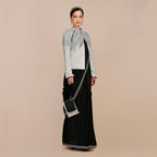 Black - Ivory Chevron Reversible IKA Jacket | SATT