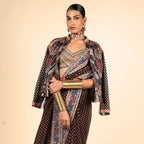 Black - Ivory Reversible IKA Jacket | PANJ