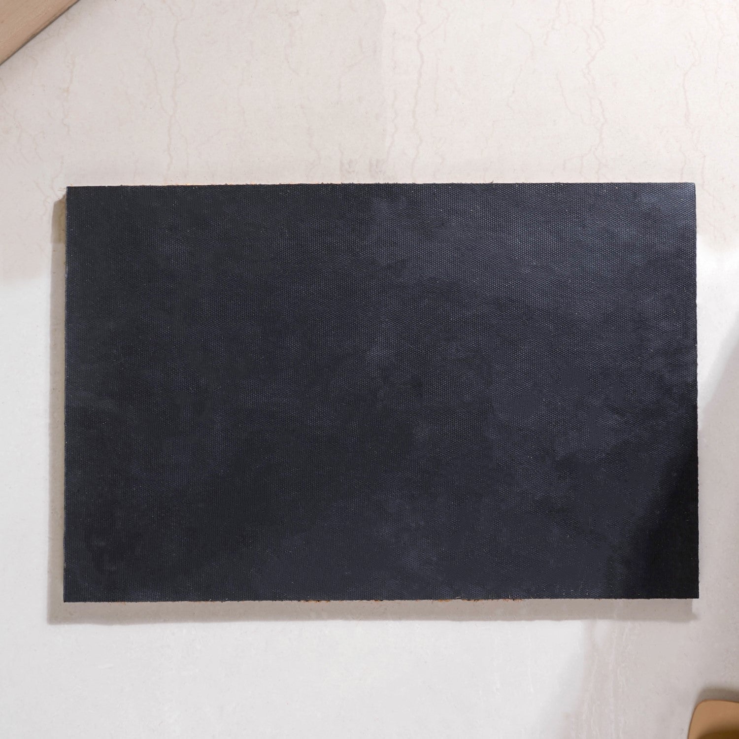 Black Magnolias Printed Coir Floor Mat 24x16 Inch