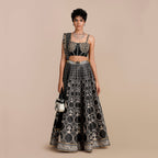 Black - Pearl Ivory Skirt Set | SATT