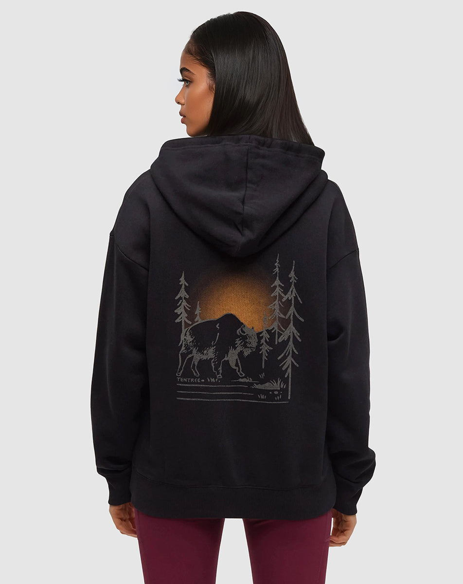 Boreal Bison Full Zip Hoodie