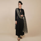 Black Striped Stole | CHAR