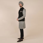 Black Trousers with Ombre Piping | CHAR