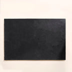 Black Floral Coir Mat 36x24 Inch