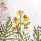 Blooming Embroidery Cotton Cushion Cover Set Of 2 40x40cm