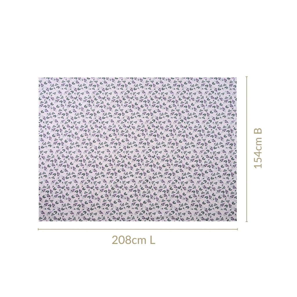 Blooming Lavender Premium Table Cover For 6 Seater 154 x 208cm