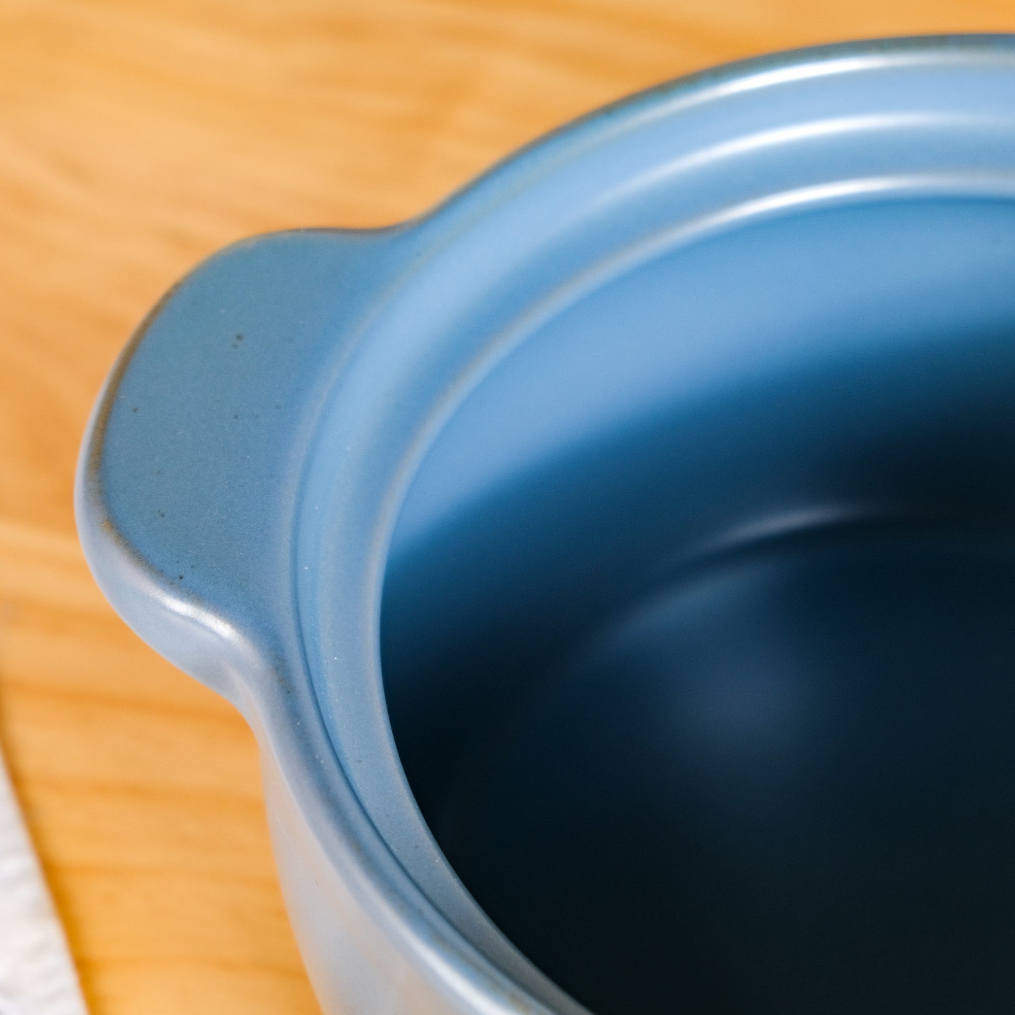 KindlePot Stovetop Ceramic Cookware Blue White 2300ml