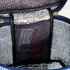 Blue Gingham Insulated Lunch Bag