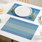 Blue Hues Dining Table Mat Set Of 6