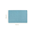 Rectangle Blue Dinner Table Mat Set Of 6