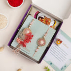 Blush Blossom Rakhi Lumba Set