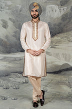 Blush Ivory Kurta Set | BARODA
